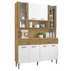 Armário De Cozinha Compacta 121cm Bruna Z06 Freijó/supremo/ri