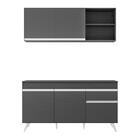 Armário De Cozinha Compacta 150cm Veneza Multimóveis V2079