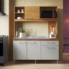 Armário De Cozinha Compacta 151,5cm 4 Portas 1 Gaveta Gabinet