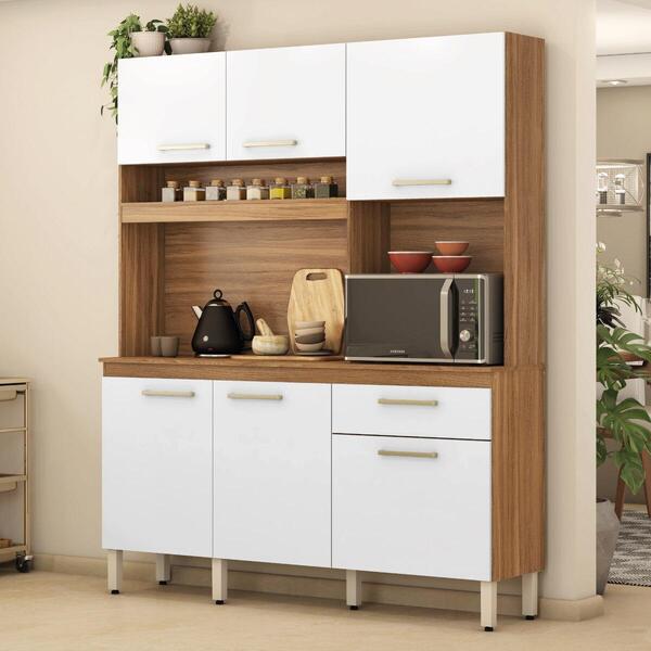 Armário De Cozinha Compacta 160cm Multimóveis Cr20466