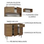 Armário De Cozinha Compacta 165cm Rustic Emilly Madesa 08