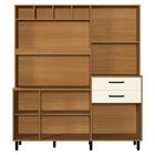 Armário De Cozinha Compacta 175cm Com 8 Portas E 2 Gavetas Mu