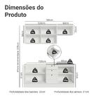 Armário De Cozinha Compacta 180 Cm Branco Vik Madesa 01
