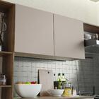 Armário De Cozinha Compacta 180cm Rustic/crema Easy Madesa