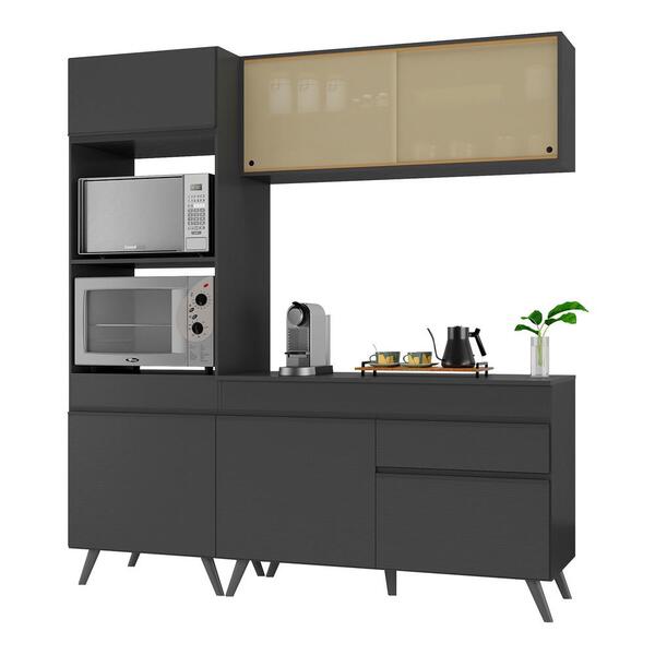 Armário De Cozinha Compacta 182cm Veneza Multimóveis V3695