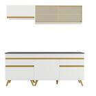 Armário De Cozinha Compacta 190cm Veneza Multimóveis V3707