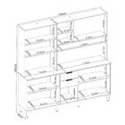 Armário De Cozinha Compacta 198cm Multimóveis Cr20468