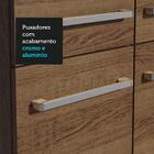 Armário De Cozinha Compacta 229cm Rustic/cinza Emilly Madesa