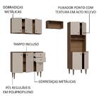 Armário De Cozinha Compacta 235cm Rustic/crema Gourmet Madesa