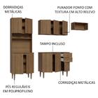 Armário De Cozinha Compacta 235cm Rustic Gourmet Madesa 02