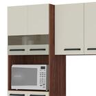 Armário De Cozinha Compacta 251cm Louis Z06 Nogueira/off - Mp