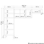 Armário De Cozinha Compacta 251cm Louis Z06 Nogueira/off - Mp