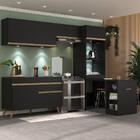 Armário De Cozinha Compacta 252cm Com Leds Veneza Up Multimóv