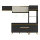 Armário De Cozinha Compacta 252cm Com Leds Veneza Up Multimóv