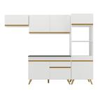 Armário De Cozinha Compacta 252cm Veneza Multimóveis V3690