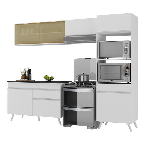 Armário De Cozinha Compacta 252cm Veneza Multimóveis V3692