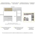 Armário De Cozinha Compacta 252cm Veneza Multimóveis V3692