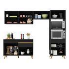 Armário De Cozinha Compacta 252cm Veneza Multimóveis V3693