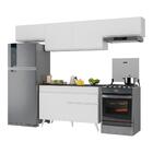 Armário De Cozinha Compacta 260cm Veneza Multimóveis V3697