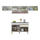 Armário De Cozinha Compacta 260cm Veneza Multimóveis V3697