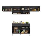 Armário De Cozinha Compacta 260cm Veneza Multimóveis V3697