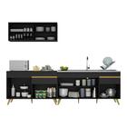 Armário De Cozinha Compacta 270cm Veneza Multimóveis V2077