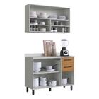 Armário De Cozinha Compacta 2 Peças Capri Multimóveis Cr20031