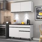 Armário De Cozinha Compacta 2 Peças Com Leds Mp2012.964 Venez