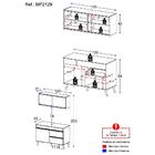 Armário De Cozinha Compacta 2 Peças Lisboa Multimóveis Mp2129