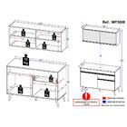 Armário De Cozinha Compacta 2 Peças Mp3688.891 Veneza Multimó