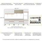 Armário De Cozinha Compacta 302cm Com Leds Veneza Up Multimóv