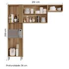 Armário De Cozinha Compacta 3 Peças 5 Portas Luísa Ripado / G