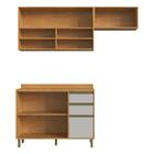 Armário De Cozinha Compacta 3 Peças Mdf Ibiza Multimóveis Cr2