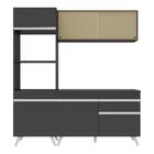 Armário De Cozinha Compacta 3 Peças Mp3695.898 Veneza Preto