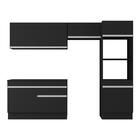 Armário De Cozinha Compacta 4 Peças Com Rodapé Mp2193 Made Mu