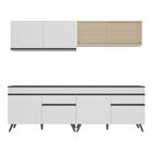 Armário De Cozinha Compacta 4 Peças Mp3696.964 Veneza Multimó