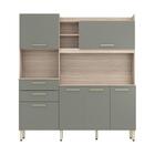 Armário De Cozinha Compacta 6 Portas E 2 Gavetas Multimóveis