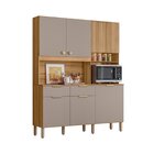 Armário De Cozinha Compacta 7 Portas 2 Gavetas Tropical Freij