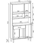 Armário De Cozinha Compacta 90cm Bruna Z06 Freijó/supremo/rip