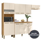 Armário De Cozinha Compacta 9 Portas 2,50m Versalhes Kit's Pa