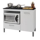 Armário De Cozinha Compacta Balcão Cooktop E Forno Gabinete R