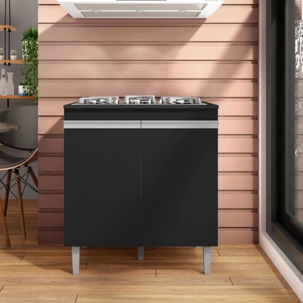 Armário De Cozinha Compacta Balcão Cooktop Multiuso Gabinete