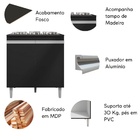 Armário De Cozinha Compacta Balcão Cooktop Multiuso Gabinete