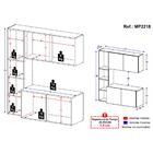 Armário De Cozinha Compacta Com Balcão Linea Fit 4 Portas Mul