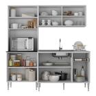 Armário De Cozinha Compacta Com Balcão Para Pia Siena Multimó