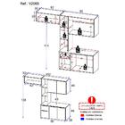 Armário De Cozinha Compacta Com Balcão Sofia Multimóveis V2005