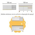 Armário De Cozinha Compacta Com Bancada Americana Veneza Mult