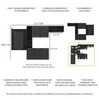 Armário De Cozinha Compacta Com Mesa Dobrável Sofia Multimóve