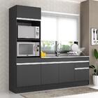 Armário De Cozinha Compacta Com Rodapé Veneza Multimóveis Mp2