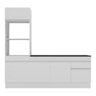 Armário De Cozinha Compacta Com Rodapé Veneza Multimóveis Mp2